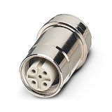 SACC-DSIP-M12FS-5CON-L180-SI - Device connector rear mounting