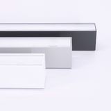 LINEAR FIXTURE QUALIS 112CM 30W 4K SILVER PC MICRO