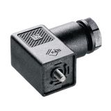 Valve plug-in connector (field assembled), Number of poles: 3, Industrial design C (9.4 mm), Without circuitry, 250 V, 0.25...0.75 mm²