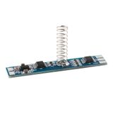 Touch controller for CCT LED strips in aluminum profiles with spring