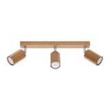CEILING LAMP ZEKE 3 OAK GU10 3X40W IP20