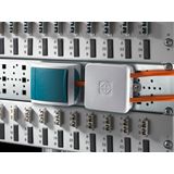 Mounting panel 482.6 mm (19''), 1 U, RAL 9005