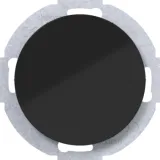 Blind closure with central piece R.Classic black, glossy