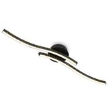 LED wall- and ceiling lights, black, LED/12W