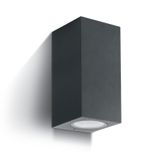 ANTHRACITE WALL LIGHT GU10 2x10W IP65