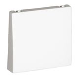 COVER PLATE F/WALL ROSES WHITE