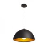 CARISSIMA 40 pendant matte black/gold 230V LED E27 15W