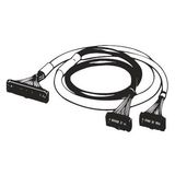 I/O connection cable, unshielded, MIL40 to 2 x MIL20, 3 m, cross-wired XW2Z0508F
