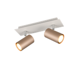 Marley spot 2-pc GU10 coffee brown/matt white