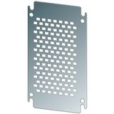 MPP-6080-CS Mounting plate, perforated, galvanized, for HxW=600x800mm