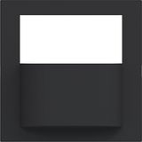 Motion detector cover, A.x/C.x, night black matte