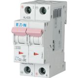PL7-C2/2-DC Miniature circuit breaker (MCB), 2 A, 2p, characteristic: C, DC
