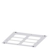 Roof plate for module inserts IP54, D: 600mm W: 600mm