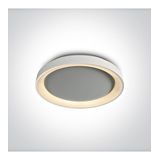 62130L/W/V WHITE PLAFO LED 30W CCTV IP20 230V DIMMABLE