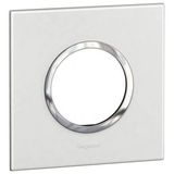 Plate Arteor - British std - round - 2 modules - white