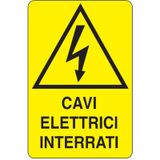 Rectangular danger sign - 330 x 500 mm