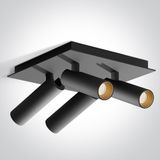 65004E/B/W BLACK 4x5W WW IP20 230V