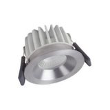 LED Luminaire SPOT FIX 8W 4000K IP44 DIM SILV 670Lm Ledvance