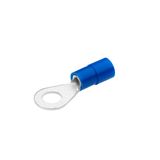 Insulated ring terminal M6, blue, 1.5-2.5 mm²
