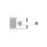 Stainless steel evacuation handle