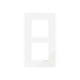 Frame 2-gang / 2+2-modules - Niessen logo - S - Tacteo White