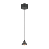 Romeo LED pendant 1-pc matt black