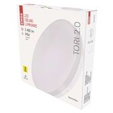 LED Ceiling lamp TORI, round 24W neutral white IP54