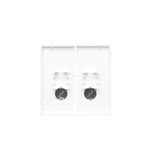 Single socket outlet with Schuko earthing, with shutters, (module), 16A, 250V, Screw, anthracite, metalic