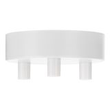 Ceiling Cup Metal White Multi-Cord 3