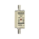 Fuse-link NH000 gG 500VAC 25A live tags Double indicator By 3