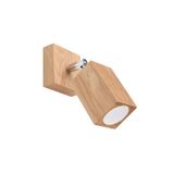 KEKE WALL LAMP OAK GU10 1X40W IP20