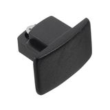 END CAP GB41-2 1-V BLACK