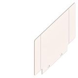 Accessory for 3KC4, 3KC8 terminal plate, upper and lower, 3-pole
