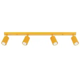 Ceiling lamp KARBON 4L yellow