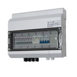 DC stringbox with release coil and magnetic_circuit_breaker, IN 4_strings/1_OUT 1000V