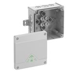 Junction box, Type of protection IP66, max. 6², Impact strength IK07, Protection class II, Ui 1000V AC, Ui 1000V DC, DLG, VDE, Halogen free