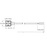 Valve Connector, A Type Connection Cable   VAS22-S80E-2/TEL1500
