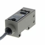 Photoelectric sensor, through-beam emitter, 30 m range, Oil-resistant, E3S 7033C