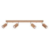 CEILING LAMP ZEKE 4 OAK GU10 4X40W IP20