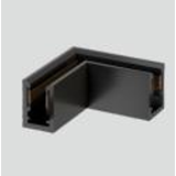 Horizontal  90° connector, White, Surface mounted