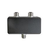 T-Verteiler M12, 3-polig, 2x M12 Buchse, A-kodiert/1x M12 Stecker, A-kodiert, max. 8A, 24V DC