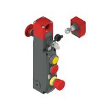 NG series safety switch with lock and integrated control devices, with actuator