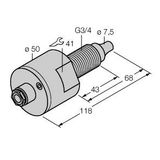 Flow Monitoring Immersion Sensor without Integrated Processor   FCS-GL3/4A4-NAEX0