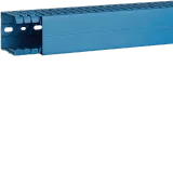 Slotted panel trunking made of PVC BA7A 80x60mm blue