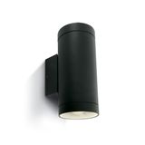 BLACK WALL 2xPAR30 20W E27 IP65