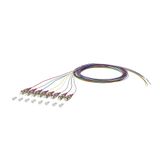 OpDAT pigtail ST-PC, OM4, 8 color