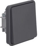 Intermediate switch insert with rocker W.1 grey