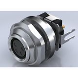 Built-in plugs, M8, Mounting thread: M 12, Number of poles: 4, Strand / cable length: