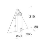 ATTACCO PALO MERIDIANA 96 GRAPHITE