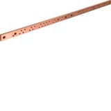 Copper rail quadro 60x10 L1750 mm